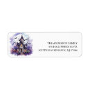 Search for haunted house return address labels Halloween