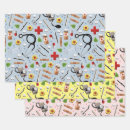 Search for doctor wrapping paper Blue