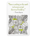 Search for friendship quotes magnets Floral