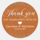 Search for silver sparkle wedding stickers Thank you