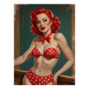 Search for vintage redhead posters Pinup