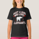 Search for elephant girls tshirts Animal