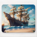 Search for pirate ship mousepads Beach
