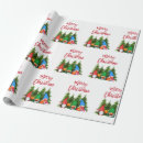 Search for gnome wrapping paper Merry christmas