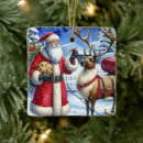 Search for chocolate chip cookie christmas tree decorations Santa