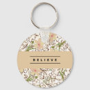Search for pretty flowers key rings Modern