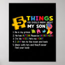 Search for autistic son posters Awareness