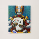 Search for playing cards puzzles Vintage