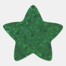 Search for green stars stickers Glitter