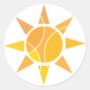 Search for yellow sun stickers Abstract