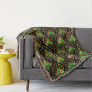 Search for green and gold blankets Pattern