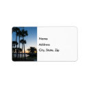 Search for tree silhouette return address labels Tropical