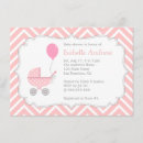 Search for pink grey white baby shower invitations Elegant