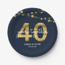 Search for 40th anniversary plates Elegant