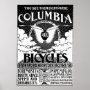 Search for vintage bicycle posters Black and white