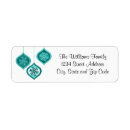 Search for ornament return address labels Xmas