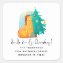 Search for santa hat return address labels Fun