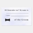 Search for name tag wedding stickers Groom