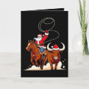 Search for rodeo christmas cards Santa