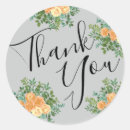 Search for peach and grey wedding stickers Floral