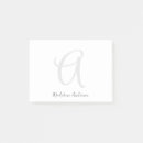 Search for monogrammed post it notes Professional
