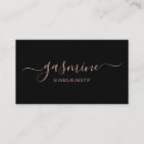Search for signature business cards Black