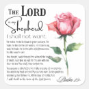Search for the lord is my shepherd stickers Bible verse
