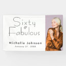 Search for fabulous 60 birthday party decor Minimal typography simple