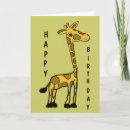Search for funny giraffe birthday cards Kids
