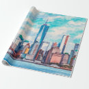 Search for cityscape wrapping paper America