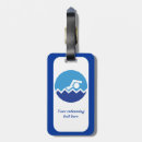 Search for swimmer luggage tags Blue