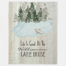 Search for lake house blankets Rustic
