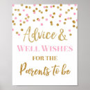 Search for advice and well wishes signs Gold
