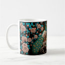 Search for peacock print mugs Vintage