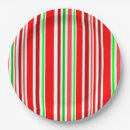Search for candy cane plates Holiday party
