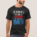 Search for i love math tshirts Teaching