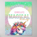 Search for unicorn welcome signs Purple