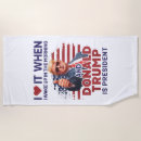 Search for president trump beach towels Republican