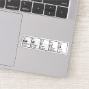 Search for funny periodic table stickers Nerd