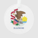 Search for illinois state christmas tree decorations Flag