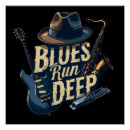 Search for blues music posters Retro aesthetic