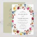 Search for wildflower wedding invitations All in one