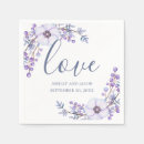 Search for floral wedding napkins Botanical