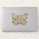 Search for transparent gold stickers Butterfly
