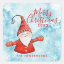 Search for monogrammed snowflake stickers Merry christmas