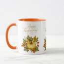 Search for thanksgiving pumpkin mugs Autumn leaves