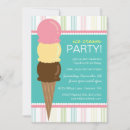 Search for ice cream social invitations Retro