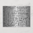 Search for twenty five years postcards Silver