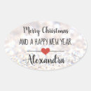 Search for oval sparkly stickers Merry christmas