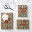 Search for red green gold wrapping paper Floral